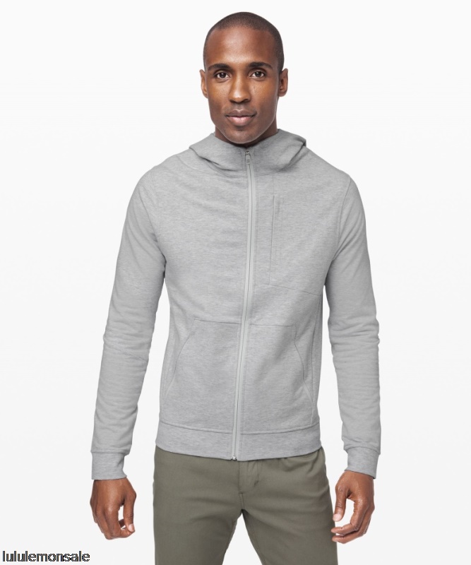 Lululemon Deutschland DELULU649 | Lululemon Deutschland Sea Salt City Sweat-Hoodie Mit Durchgehendem Reißverschluss